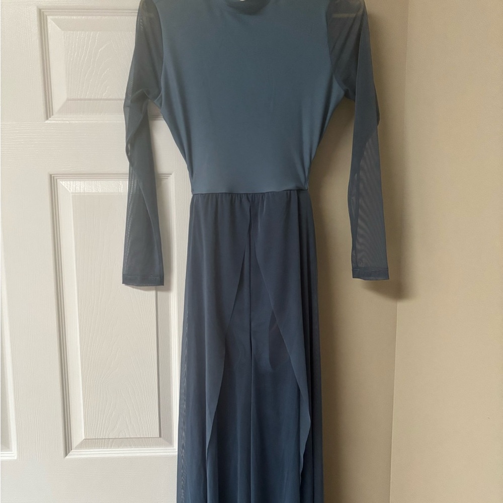 Elegant Long Sleeve Contemporary Dress